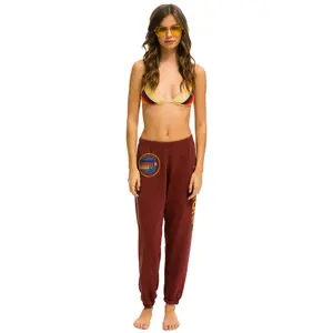 AVIATOR NATION NASHVILLE SWEATPANTS - CLARET