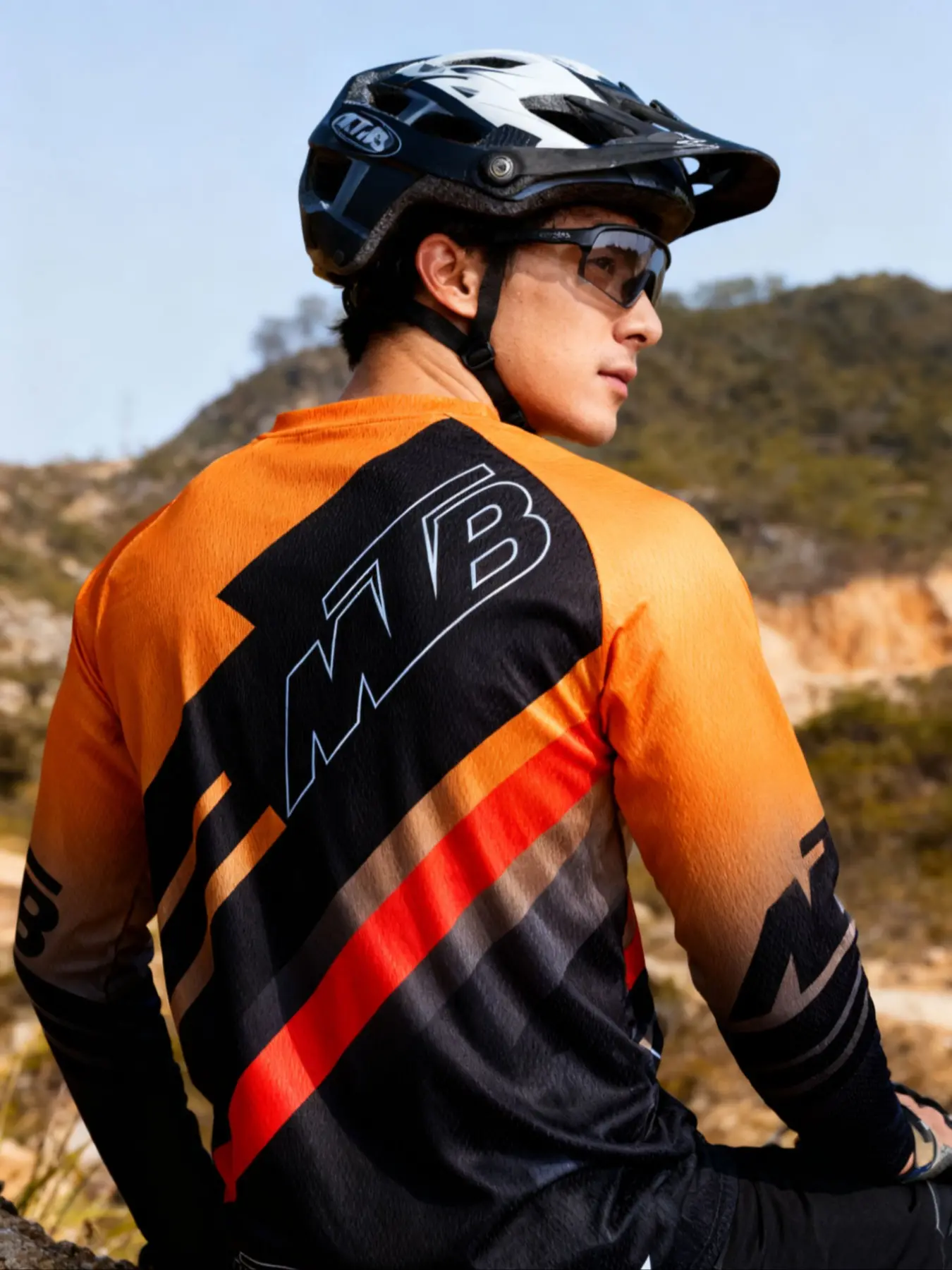 Motorcycle Off-Road Long Sleeve Shirt, Durable & Comfortable Design, Perfect for Outdoor Activities, Outdoor Sportswear, Stylish Motorcycle Apparel, Athletic Style