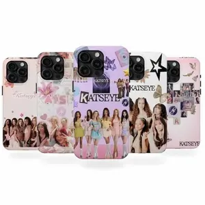 Cute Kat Seyye Phone Case, Kpop Band Phone Cover, Compatible with iPhone X, 11, 12, 13, 14, 15, 16, 17 & more