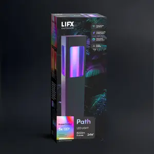LIFX Outdoor SuperColor Path Light Square - 500 Lumens