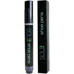 SOL3 Shoe Pens™ Premium Midsole Marker Sneaker Paint for Leather, Canvas, Suede & Knit Shoes (Black)