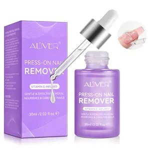 ALIVER Wearable Nail Polish Remover 30ml/1 bottles, nail polish cleaner, highly effective in removing nail polish and nail polish, gentle and non-irritating, skin-friendly, free of parabens, Vitamin, Nail Products