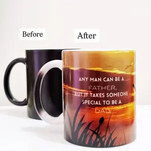 Father's Day Gift Heat Color Changing Magic Mug 11 oz Ceramic Inspirational