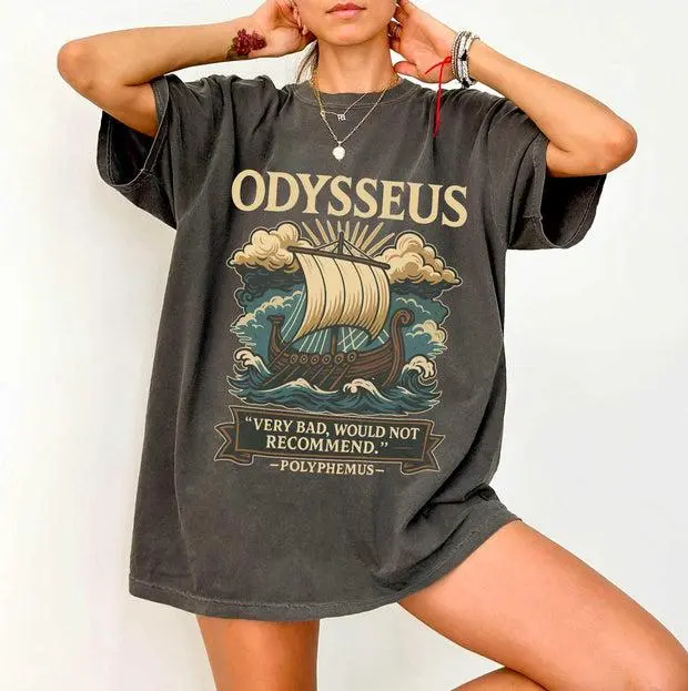 Odyssey Shirt – Bookish Gift for Epic Lovers Ancient Greek Mythology Odysseus T-Shirt
