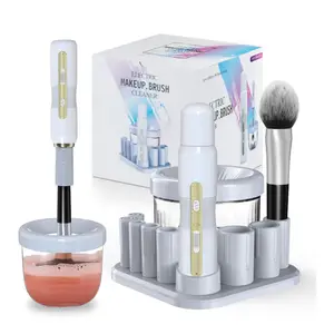 Professional Electric Makeup Brush Cleaner - Automatic Spinner Machine for All Sizes Brushes, Deep Clean & Quick Dry Wash Tool, 2026 Upgraded Beauty Essential