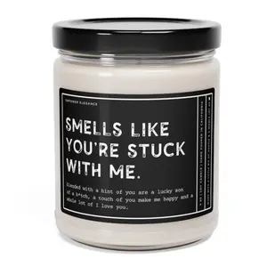 Anniversary Gift Funny Candle Gift for Boyfriend, Husband Valentines Gift Boyfriend Funny Gifts for Him Birthday Gift For Fiance Engagement Decor Cozy Lavender Sage Vanilla Freshener Decoration Scented Aroma