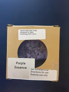 Purple Essence Solid Bar Soap