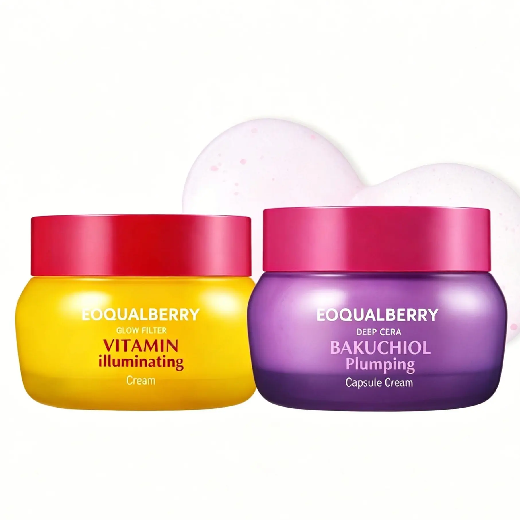 2PCS EQQUALBERRY Vitamin Illuminating Cream – Vitamin C & 5% Niacinamide + 3% TXA | Dark spots Cream | Ceramide Barrier Strength | Glowy, Lightweight Hydration (1.69 fl.oz / 50ml)