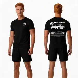 Hellcat SRT Charger Graphic Tee - Vintage 90s Muscle Car Shirt, Y2K Retro Supercharged Performance T-Shirt, Premium Heavyweight Unisex Streetwear Top