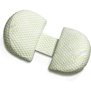 Pregnancy Pillow for Pregnant – Comfortable Maternity Pillow for Side Sleepers, Supports Back, Belly, HIPS, and Legs, with Removable & Cover (Green, Plus)