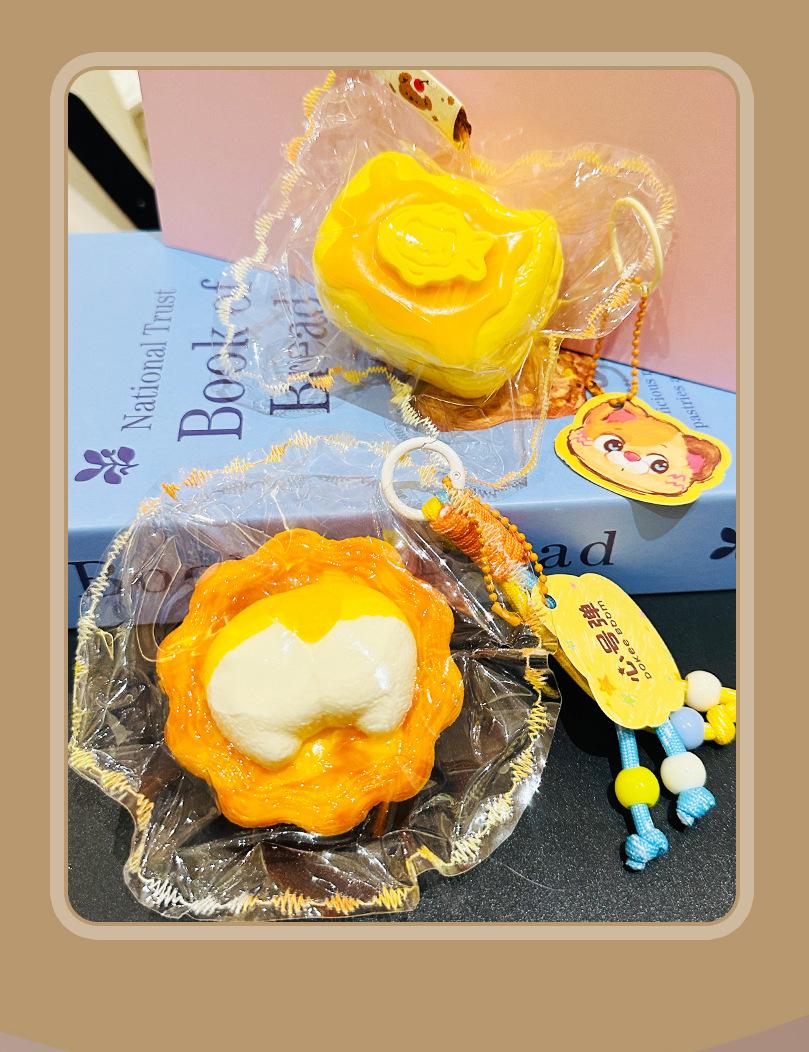 Viral Hit High-Quality Bakery Moldable Fidget Toy with Squeeze Feature, Ideal for Play and Relaxation Giant Cheese Squishy | Non-Rebound & Slow Rebound Fidget Toy | Viral ASMR Stress Ball