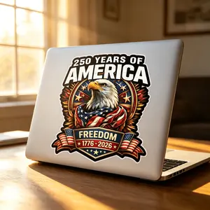 Patriotic Gifts 2026 | 250th America Anniversary Car Decals | Eagle Flag Vinyl Stickers for Veterans Military Families History Lovers 4th of July