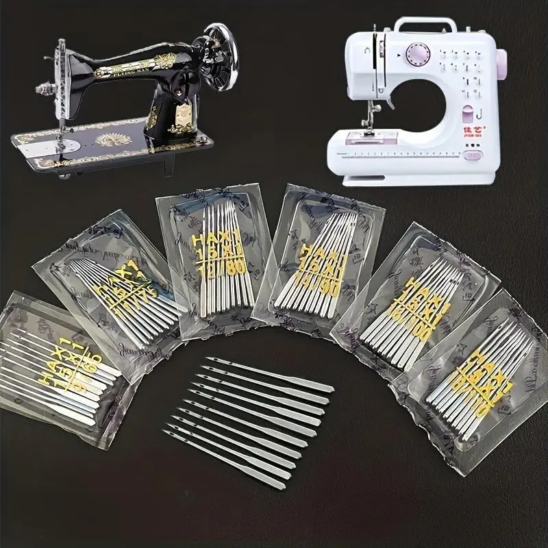 1set Household Old-fashioned Sewing Machine Needle No. 11, No. 12, No. 14, No. 16, No. 18, No. 20 Peony Flying Butterfly Pedal Sewing Machine Needle HAx1