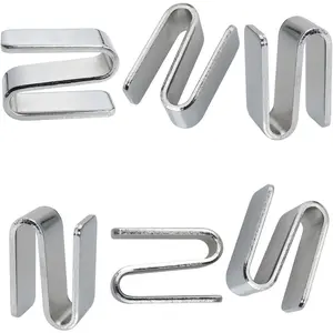6 count Wire Shelf S-Hooks W15xH34mm Chrome Plated for Shelf Racks Shelves Cookware Racks Tool Racks Warehouses Shopping Malls Garden Places