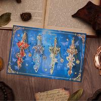 4 pcs Dream Sword series bookmarks