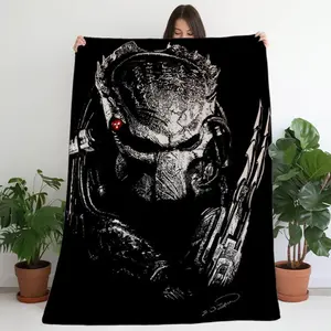 [Ironclad Warrior Blanket] Soft Flannel Ironclad Warrior Themed Blanket | Throw for Sofa, Bed, Travel and Home Decor | Warm All-Season Comfort Blanket, Birthday Gift for Family and Friends