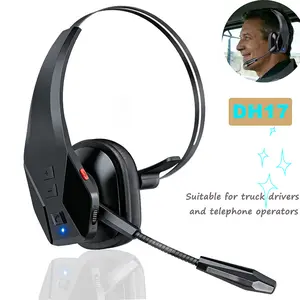 Trucker Bluetooth Headset Wireless  with Mic,Bluetooth Headphone with Dual Noise Cancelling Microphone & Mute Button, 55Hrs Working Time PC Earphones for Cell Phones, Computer, Truck Driver Audio Headphone#TikTokShopBlackFriday