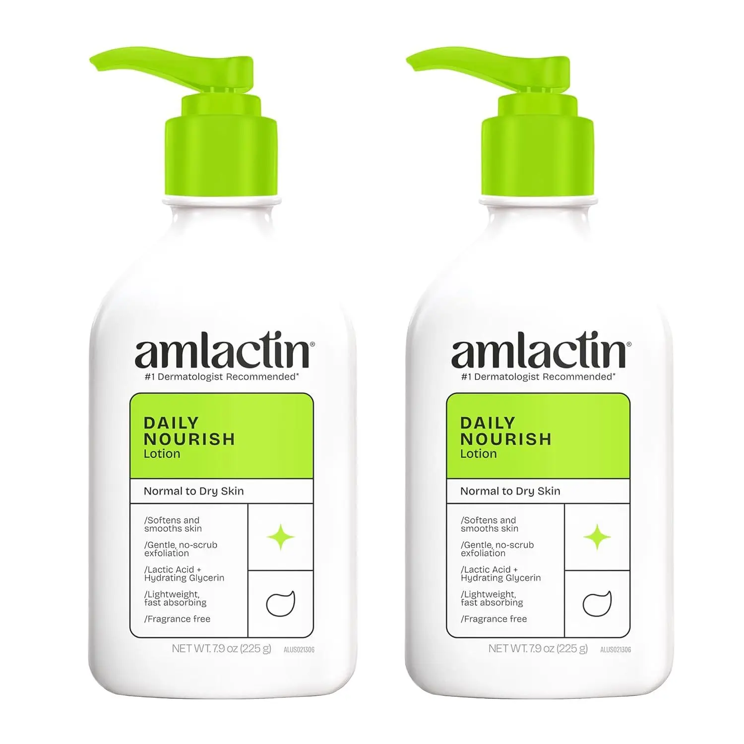AmLactin Daily Moisturizing Lotion for Dry Skin (7.9 oz) and AmLactin Intensive Healing Body Lotion for Dry Skin (7.9 oz)