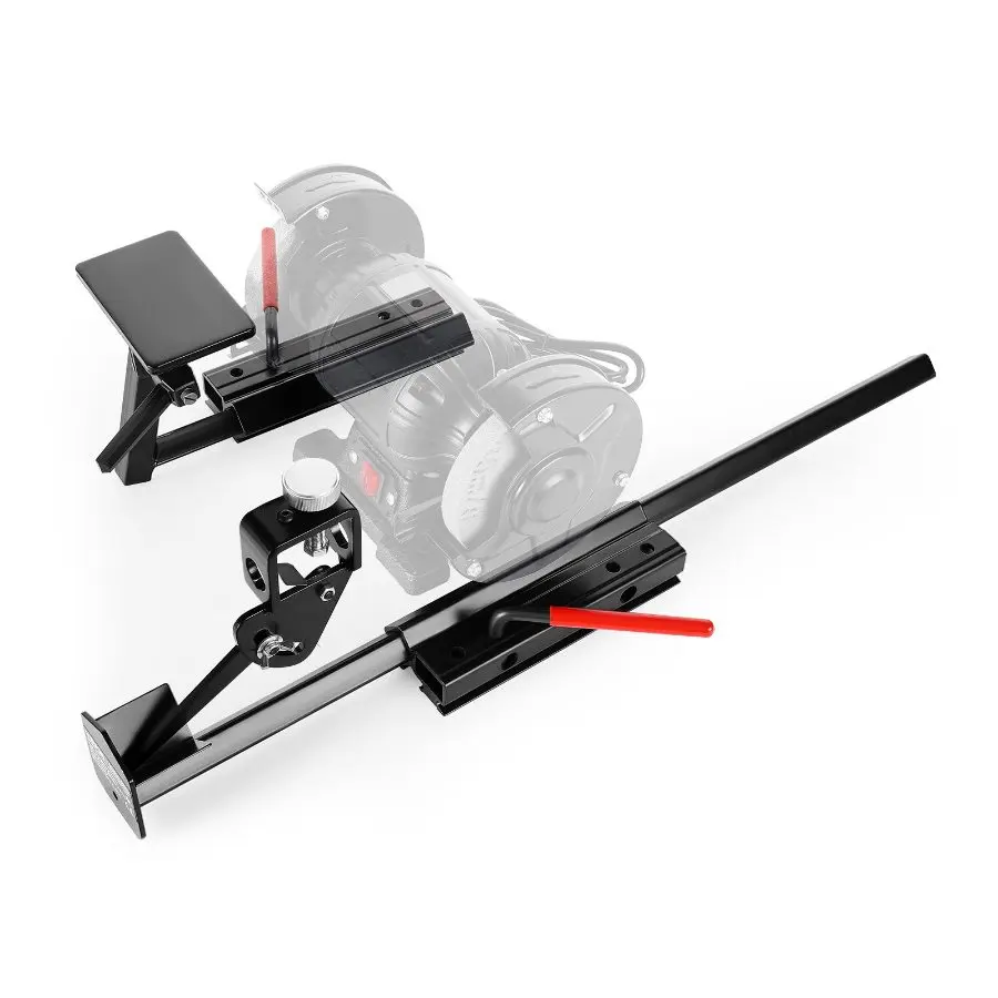 【toolupgrade】VEVOR Multi-Grind Sharpening Jig Kit, Vari-Grind Pro Set for Chisels - Fits 6/8" Bench Grinders, Includes Platform, Long Support Arm, Fingernail Gouge Jig, for Woodturning Plane Irons