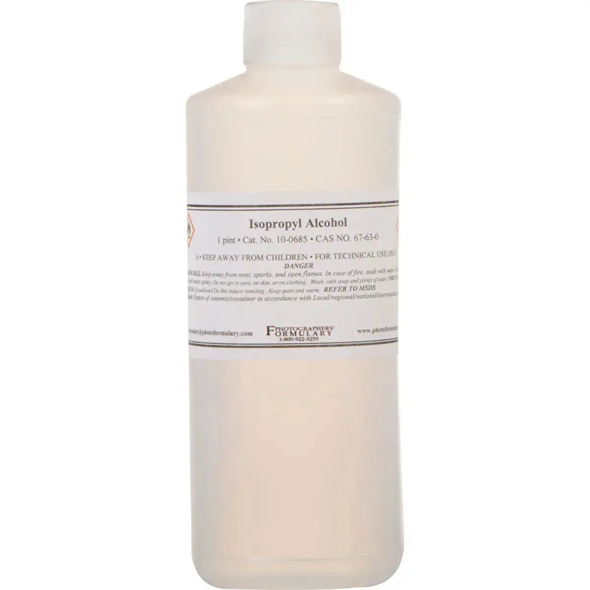 Photographers' Formulary 1pt Isopropyl Alcohol (98% ), Hazmat