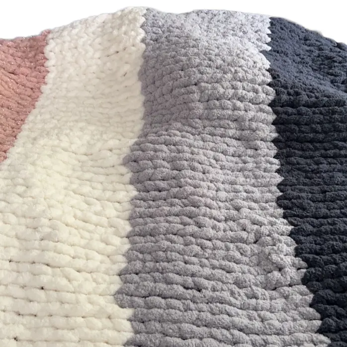 Handmade chunky knit blankets Soft