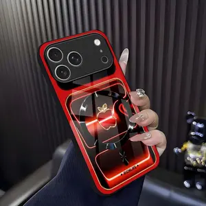 Luxury Neon Glow Neon-Contoured MagSafe Case Edition Premium Tempered Glass Lens Protection for [iPhone 17 Pro Max] 952