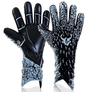Goalie Goalkeeper Gloves Strong Grip Breathable Soccer Gloves High Performance Goalkeeper Glove Equipment 4mm Latex for Kids Youth and Adult, Football Equipment