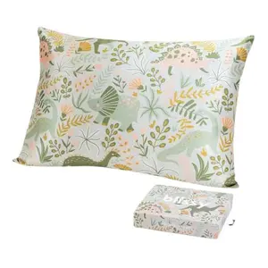 Blissy Junior Standard Pillowcase  Dinosaur  Dinosaur Dinosaur