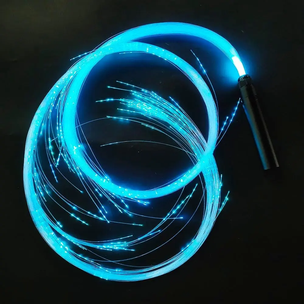 Rechargeable LED Light Whip Set, Fiber Optic Lights, Cool Lights, Party Lighting Decoration, Perfect for Parties, Bars, Halloween, Christmas, Edm Music Festivals, Unique Gift for Girlfriend, Wife