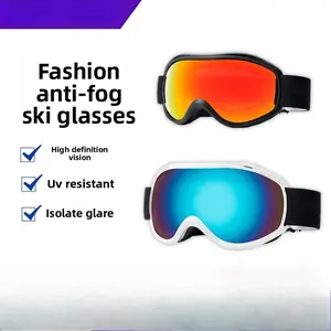 New customizable full set goggles - prescription ski goggles, double-layer anti-fog, outdoor road sports glasses