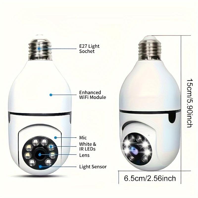 5G &2.4GHz Light Socket Security Camera, Light Bulb Security Camera ...