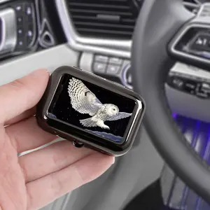 1pc portable ashtray with an owl pattern, made of metal, is an ideal choice for a birthday gift.2D flat printin ,Suitable for multiple scenes Catering Kitchen Home Kitchen hoice Food Truck Outdoor Picnic ,car
