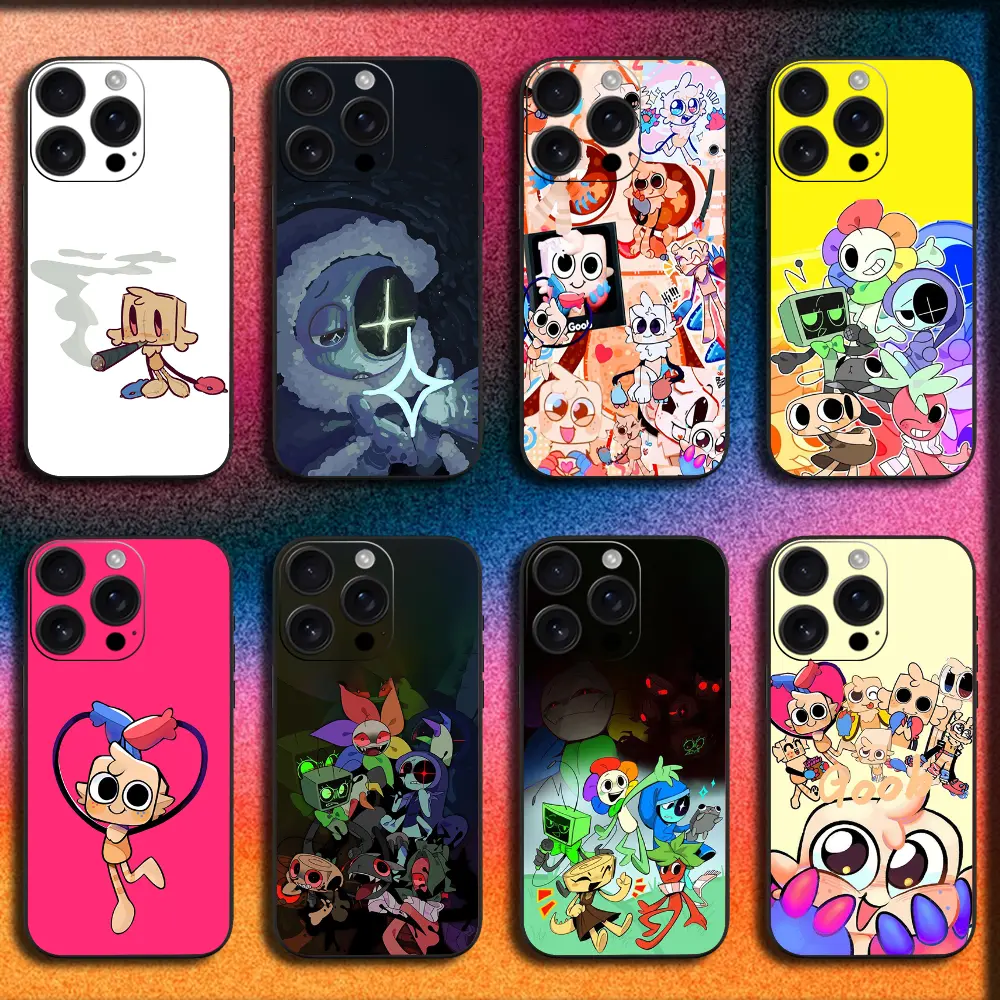 Cartoon Goob D-Dandys World Phone Case For iPhone  16,15,14,13,12,11,Pro,XS,Max,XR,Plus,SE,Mini Soft Black Cover Premium Phone  Case deals for you - TikTok Shop