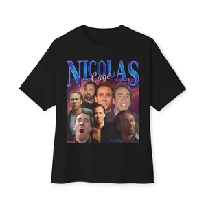 Nicolas Cage 90's Bootleg Rap Shirt, Nick Cage Parody Shirt, Nic Cage Meme Shirt, Nicholas Cage Gift