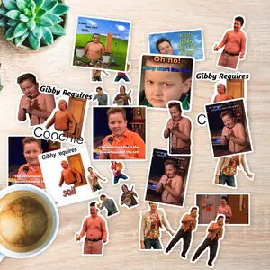 Stickers Pack 20 Pcs Gibby Water Laptop Bike Icarly Car Aesthetic Waterproof Skateboard Luggage Colorful Guitar Vinyl Bumper Bottle