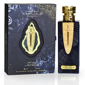 Saif Al Batal EDP Spray 100ML (3.4 OZ) By Ard Al Zaafaran | A Harmonious Fusion Of Exotic Freshness & Warm Complexity. Saif Al Batal EDP Spray 100ML (3.4 OZ) By Ard Al Zaafaran | A Harmonious Fusion Of Exotic Freshness & Warm Complexity.