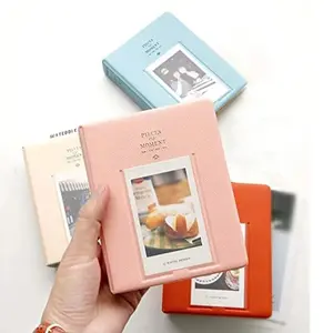 3-Inch 64-Page Mini Photo Album, Polaroid Style, Star Tracker Card Case, Holographic Stamp Top Film, Perfect Gift for Friends