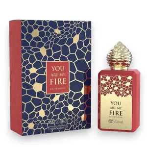Zakat Perfumes You Are My Fire Rouge Alcohol-Base Eau De Parfum, 100 ML Unisex Wear Daily Use Fragrance with Fruity Berry Blend (Blackberry-Raspberry & Tonka Bean Notes)