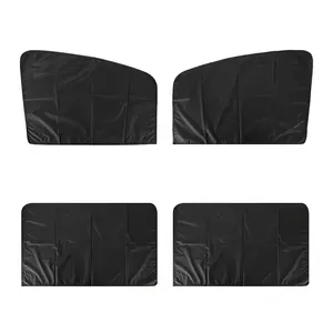 4pc Car Sun Shade Magnetic Window Cover UV Protection Auto Side Sunshade Curtain