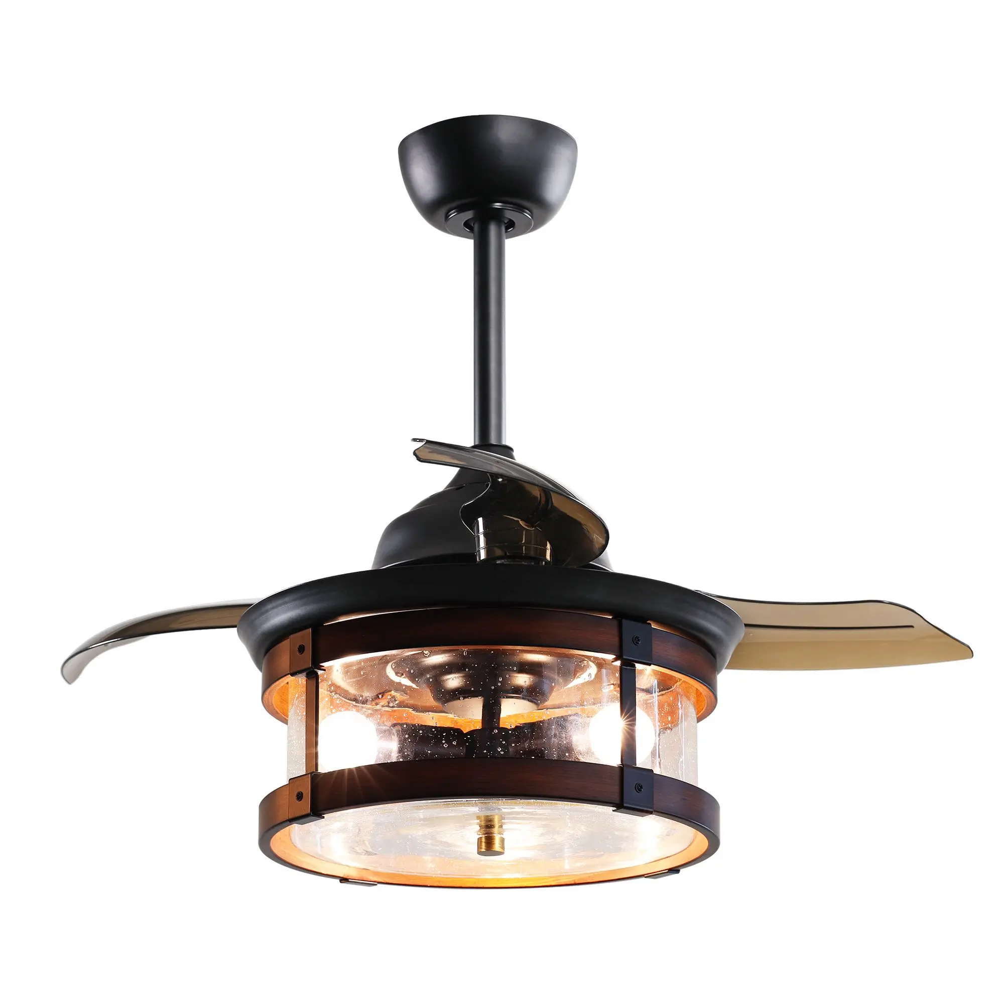 Parrot Uncle 36" Caselli Traditional Indoor Retractable Ceiling Fan