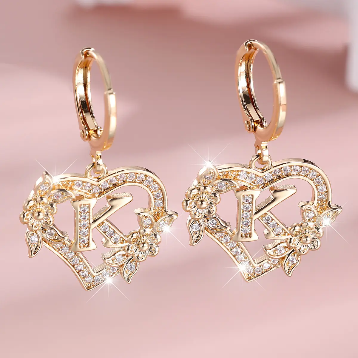 Gold White Diamond K