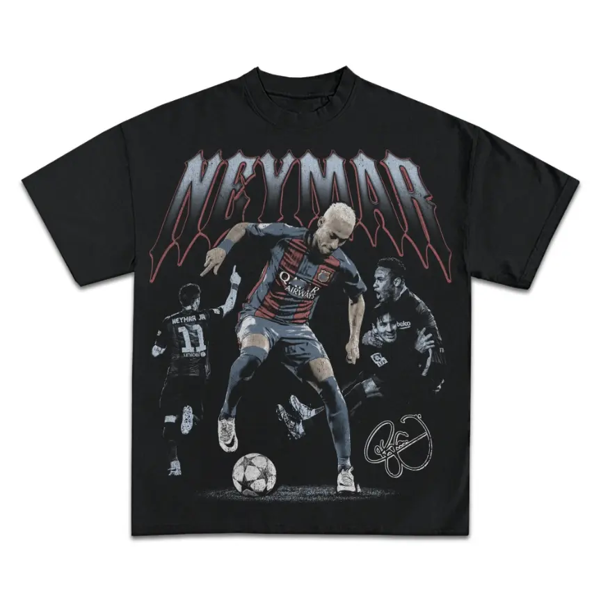 Neymar Jr Graphic Adults and Youth T-shirt, Football Fan Tee, summer tee, kids graphic tees, mens clothing, youth clothing, streetwear