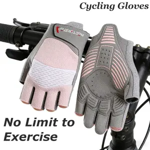 Half-Finger Gloves Multiple Colors Available Anti-Slip Wear-Resistant Palm Protection for Fitness Cycling Rock Climbing Sports