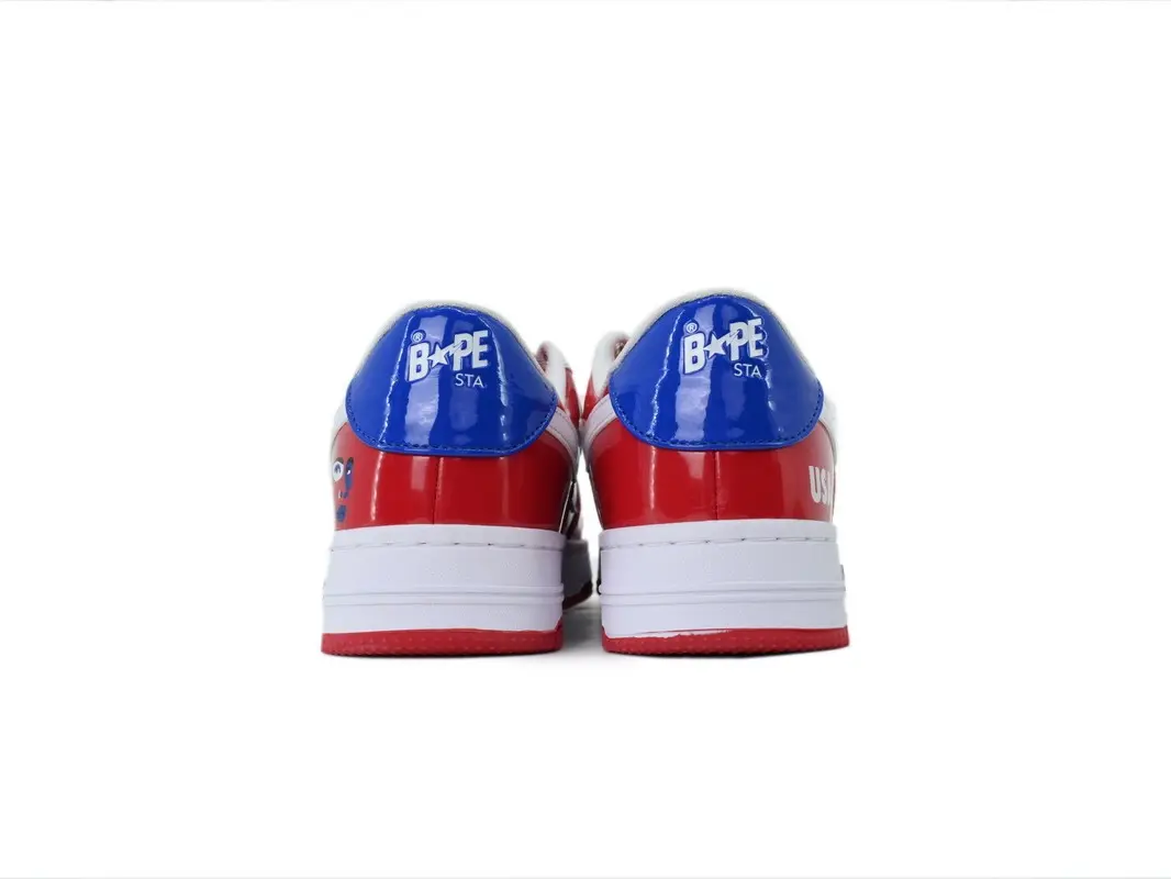 Two Tone Shiny Patent Leather Skate Shoes With Stitched Star Eye Logo, Lightweight Non Slip Platform Casual Sneakers, Couple Matching Retro Hip Hop Footwear For Men Women Matching Street Outfits