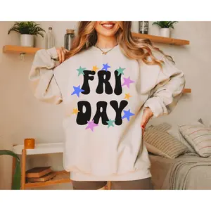 The Finally Friday Sweatshirt, Gift This Days of the Week Sweater To Your Favorite Teacher!