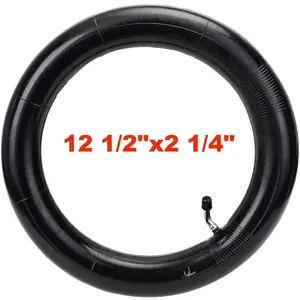 Scooter Inner Tube 12.5" x 2.25" Compatible with 12.5X1.75, 12.5X1.95, 12.5X2.125, 12.5X2.25 Tires - Angled Valve Stem