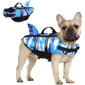 SASS C. Camouflage Shark Fin Doggie Life Vest