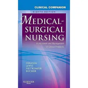 USED-Clinical Companion to Medical-Surgical Nursing: Assessment and Management of Clinical Problems by Sharon L. Lewis RN  PhD  FAAN (Paperback)