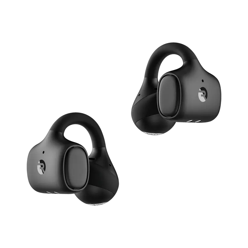Raycon Everyday Clip-On Open Ear Wireless Headphones - Audio Headset, Bluetooth 6.0 Earbuds, Sound Upgrade, Waterproof, Pain-Free Listening, 30-Hour Battery, Fast Charging, Secure Metal Clip for Small Ears, Button Control, Memory Function