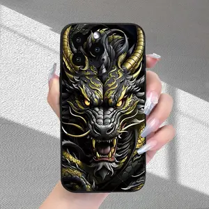 New design -selling mobile phone case with domineering dragon pattern, high-end frosted feel, full lens protection, anti-shock, anti-fall, anti-fingerprSuitable for a variety of iPhone models, from Iphone 17 series to Iphone 11 series, and Iphone x series